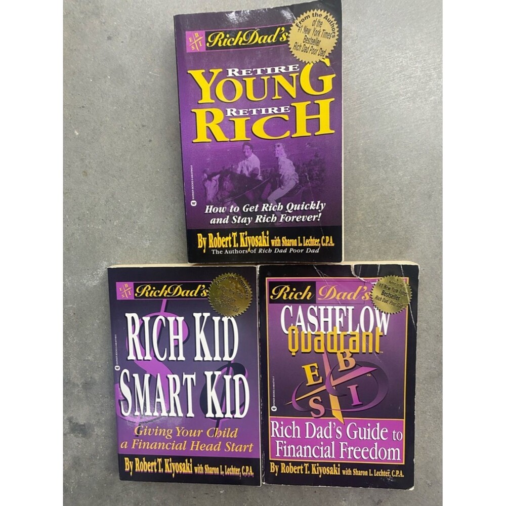 Robert T Kiyosaki Rich Dad’s Financial Book Set